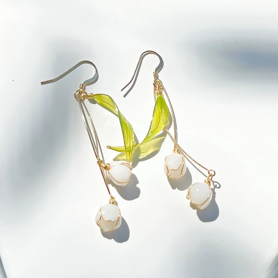 lily of the valley earrings