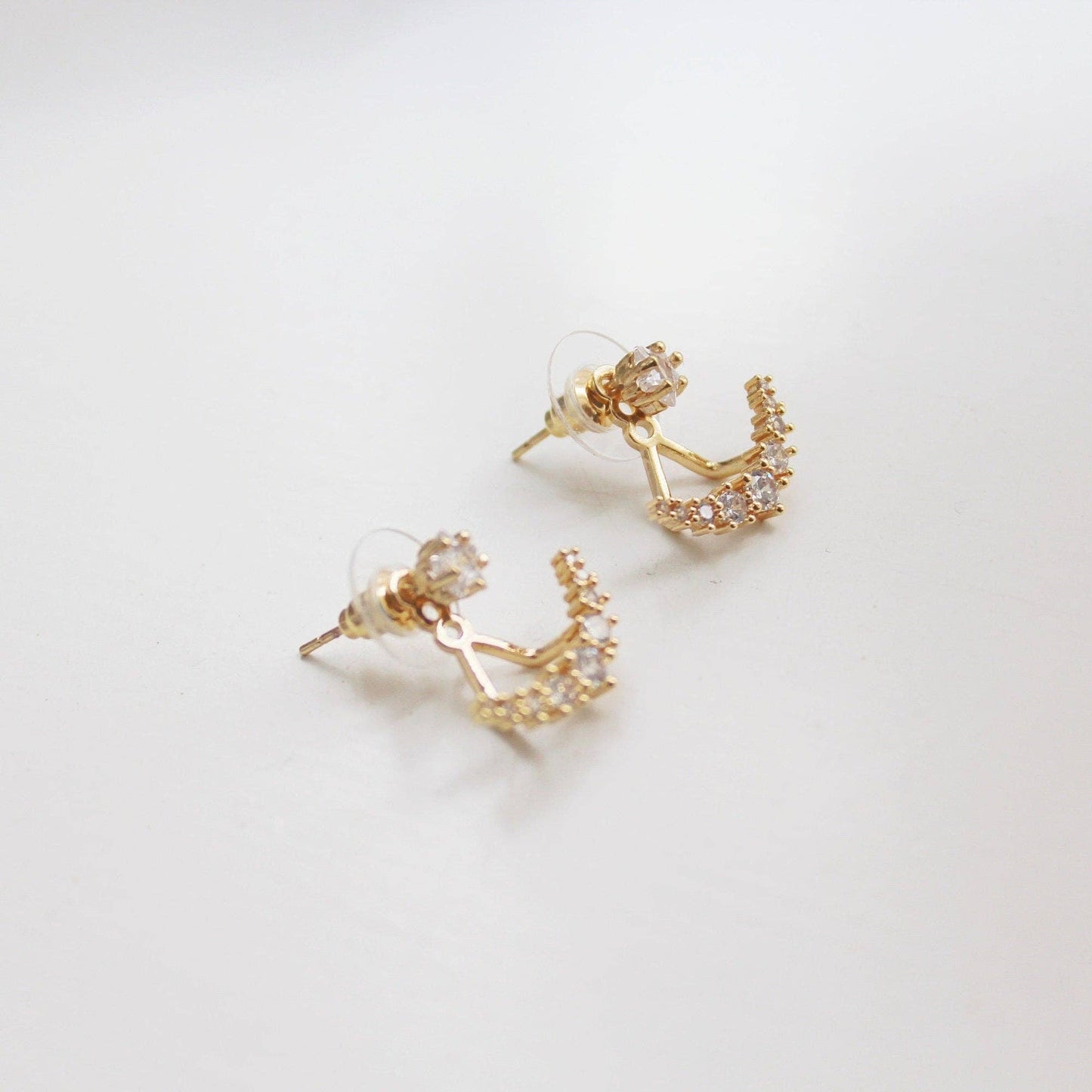 Kristall Ohrringe Polarstern