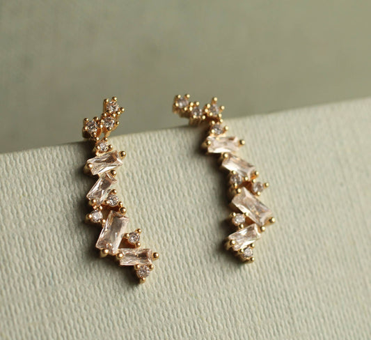 Elegante Kristall Ohrringe