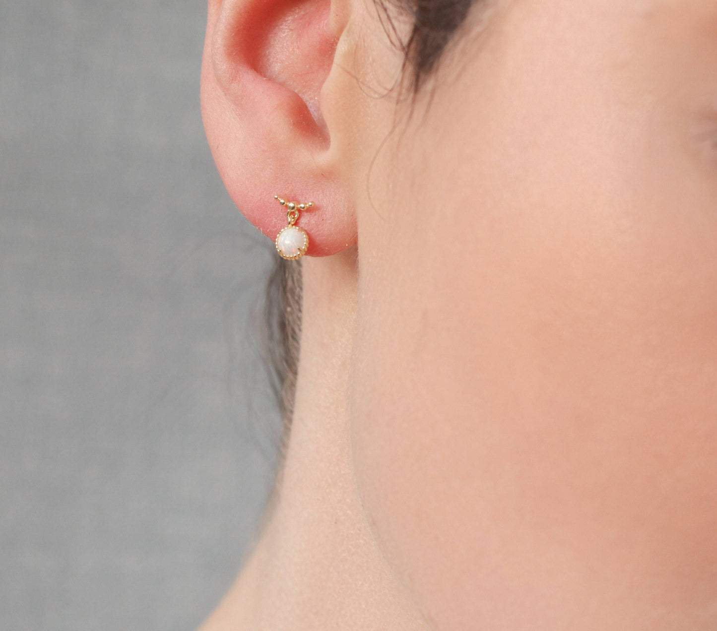 Delicate Opal Earrings