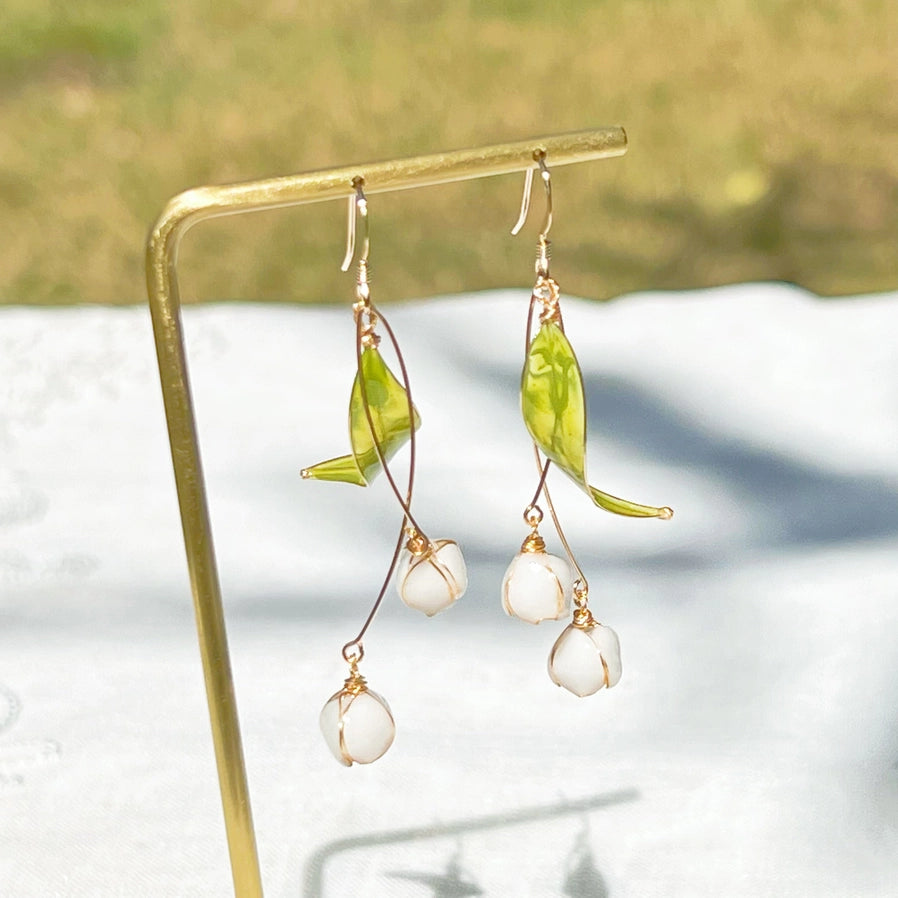 lily of the valley earrings