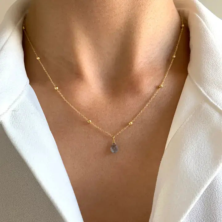 Necklace with Labradorite pendant