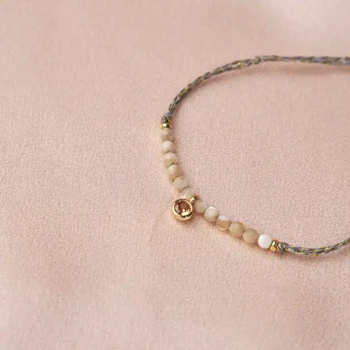 Light green pearl bracelet