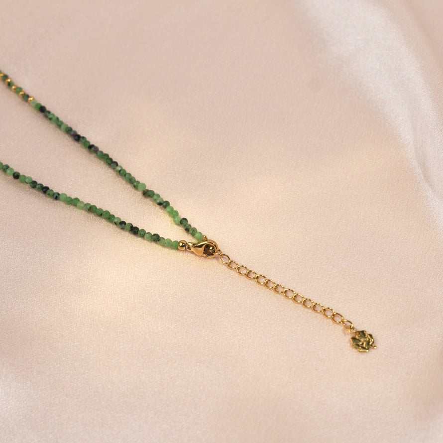Turmalin Kette mit Anhänger