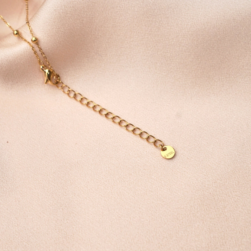 white crystal necklace