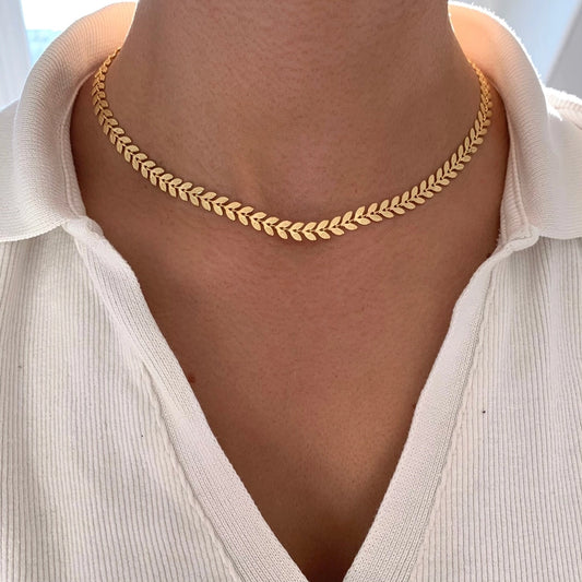 Goldene Blätter- Zweiteiliges Set